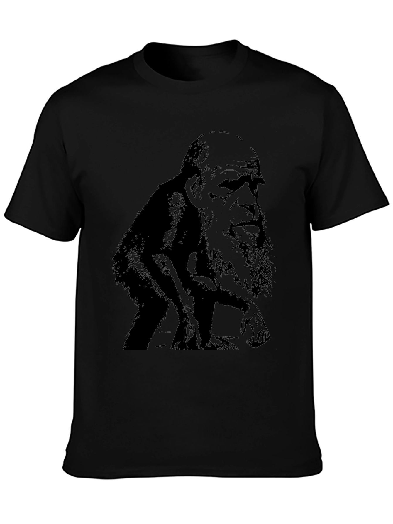 Evolved Ape Graphic Tee - Mens Black T-Shirt
