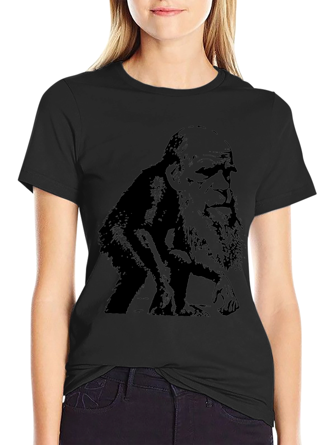 Evolved Ape Graphic Tee - Mens Black T-Shirt