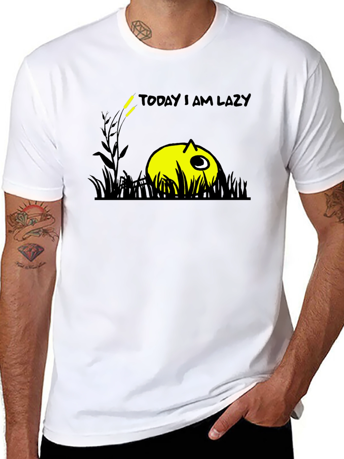 Today I am Lazy T-Shirt - Funny Graphic Tee
