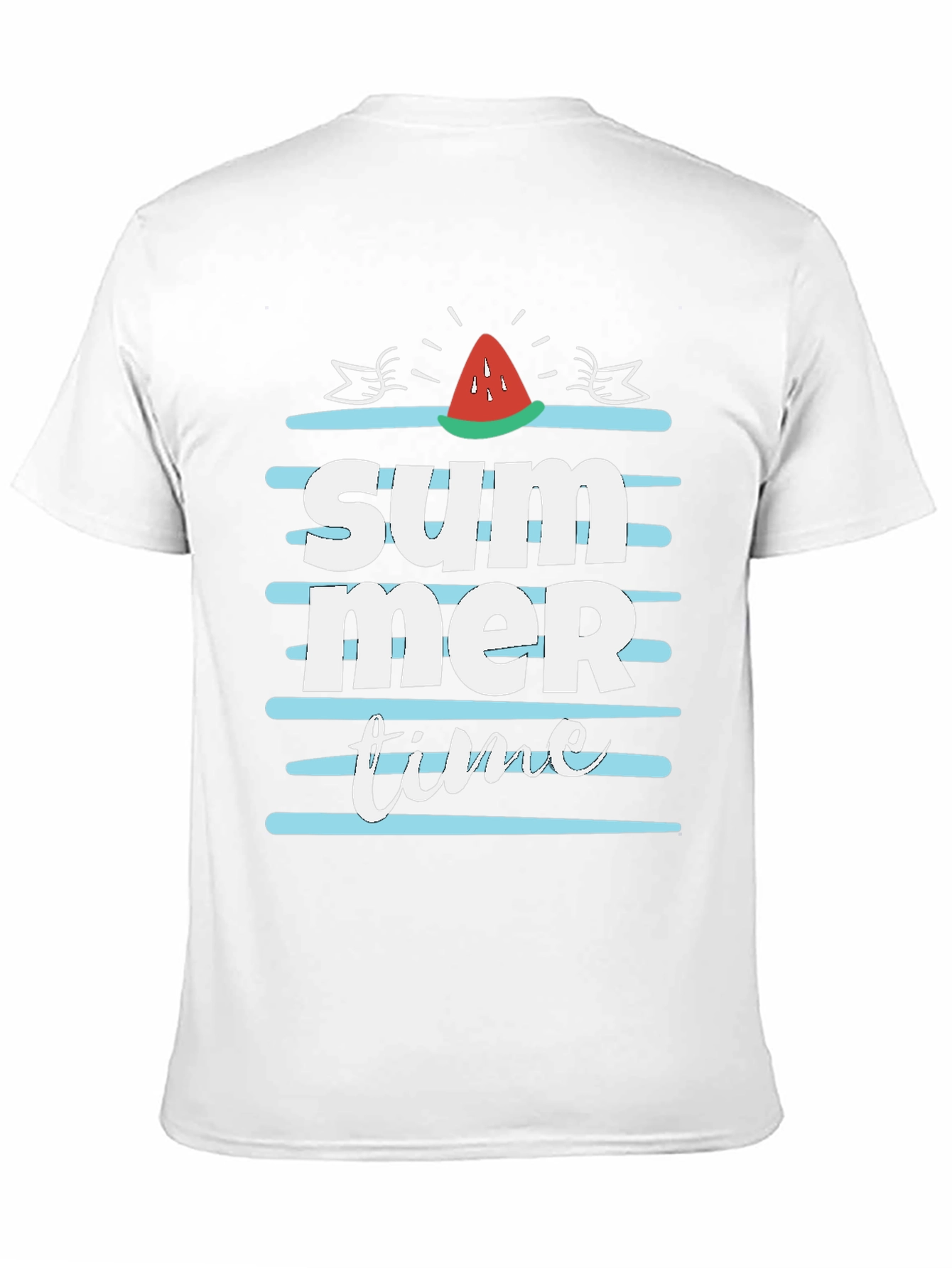 Summer Time Watermelon Graphic T-Shirt
