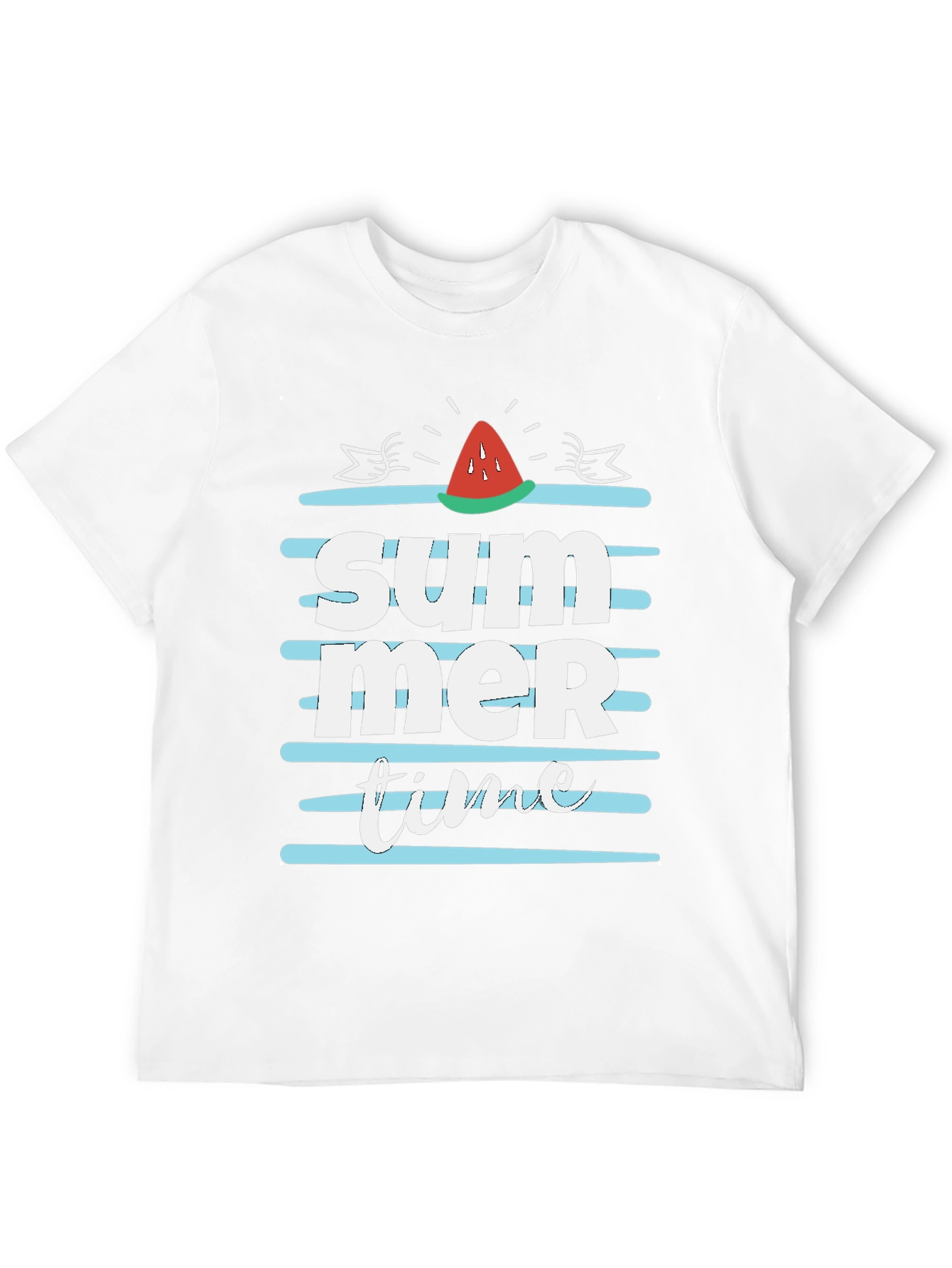 Summer Time Watermelon Graphic T-Shirt