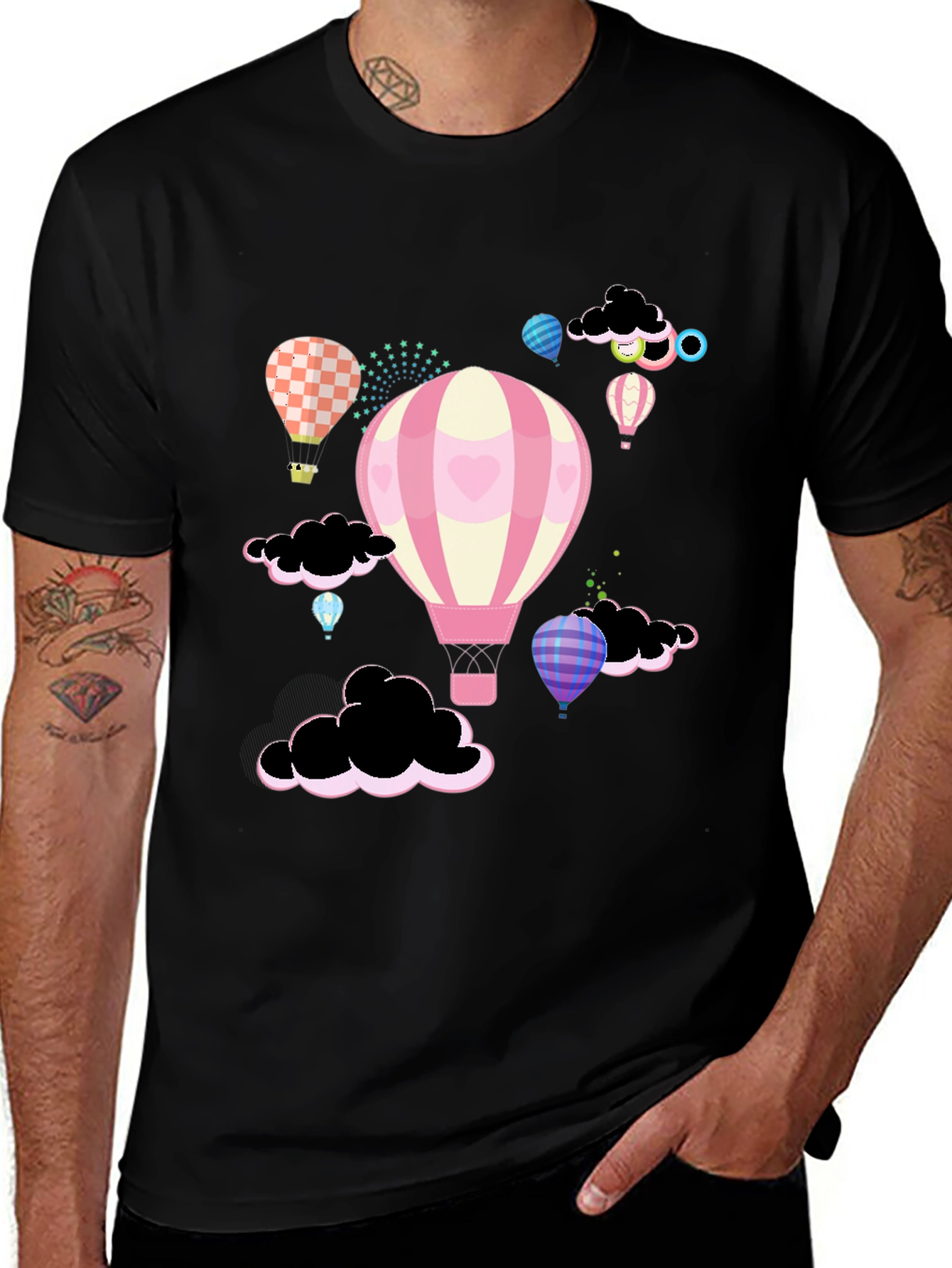 Fantasy Balloon Print T-Shirt