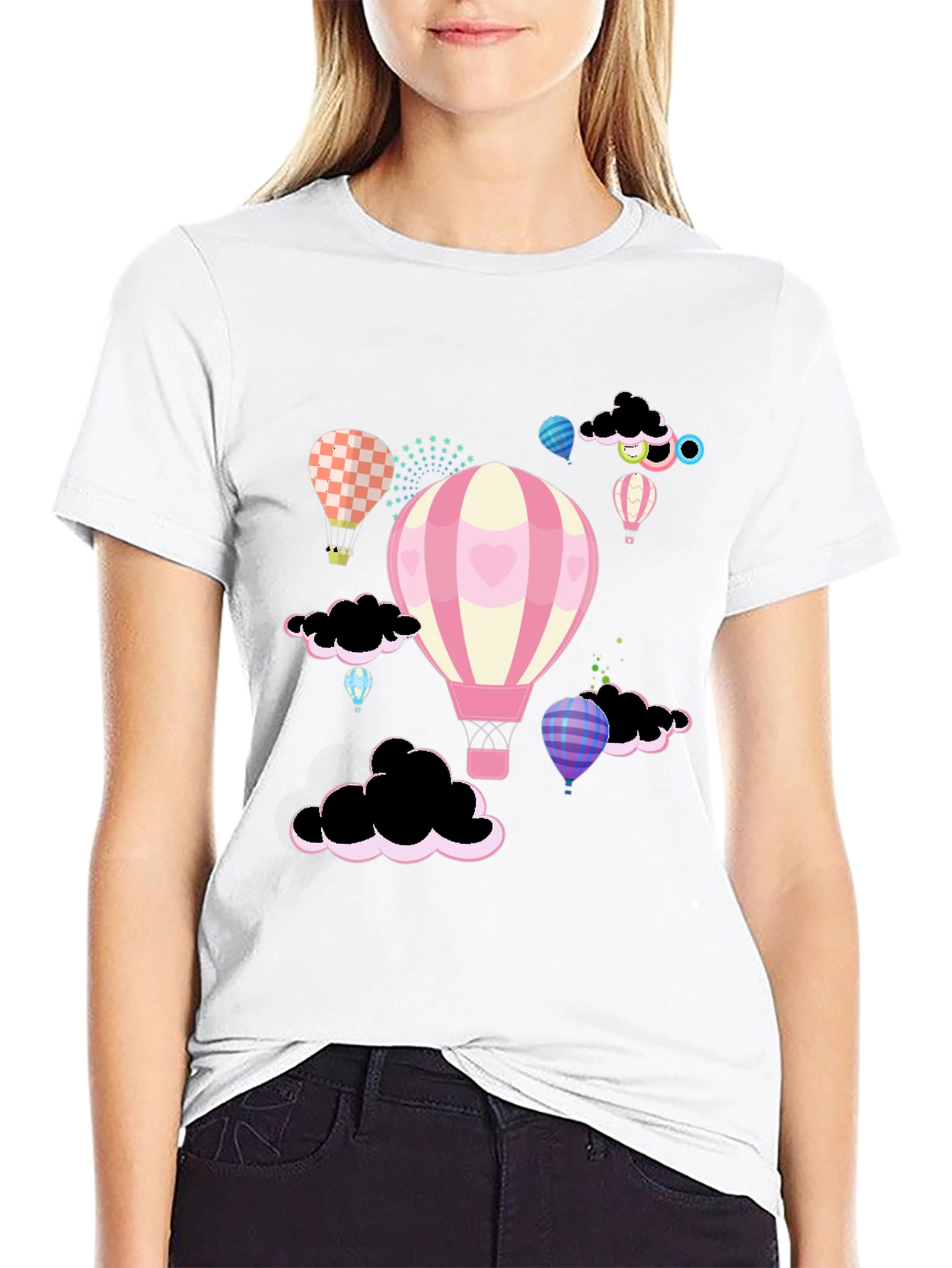 Fantasy Balloon Print T-Shirt