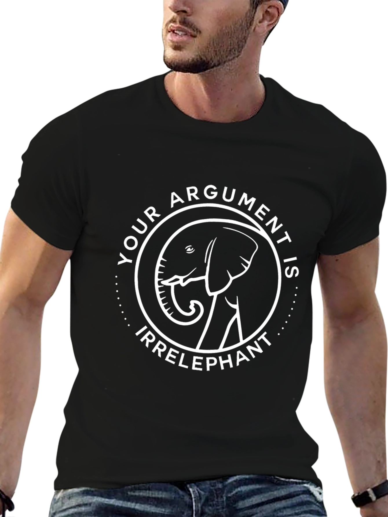 Irrelephant Graphic Tee - Funny Elephant Argument T-Shirt