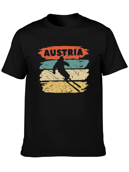 Austria Skiing Retro T-Shirt