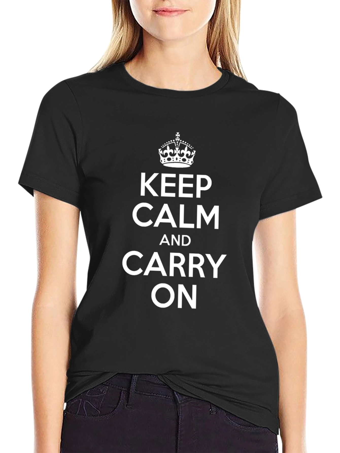 Keep Calm T-Shirt - Classic Slogan Tee