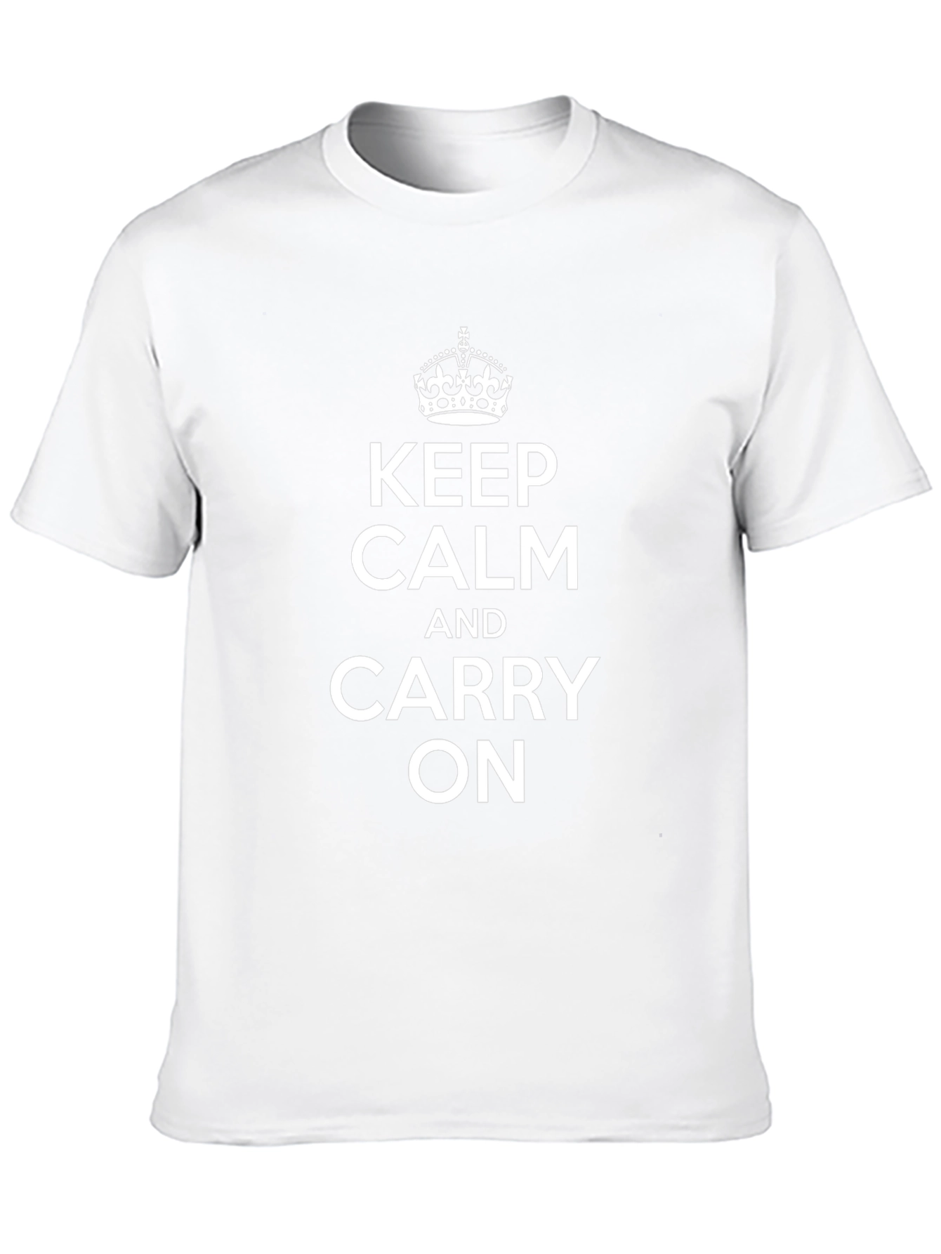 Keep Calm T-Shirt - Classic Slogan Tee