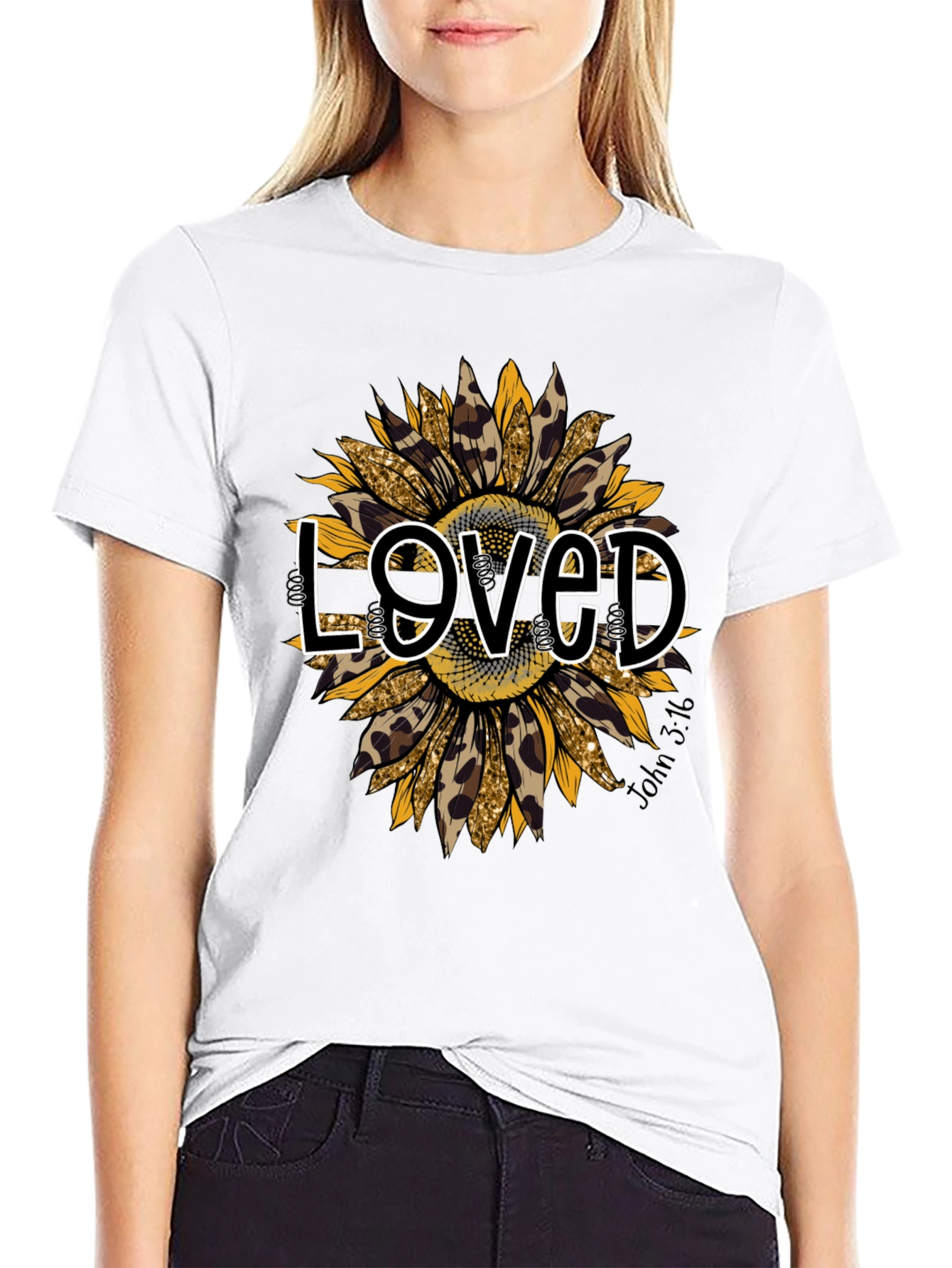 Loved Sunflower T-Shirt