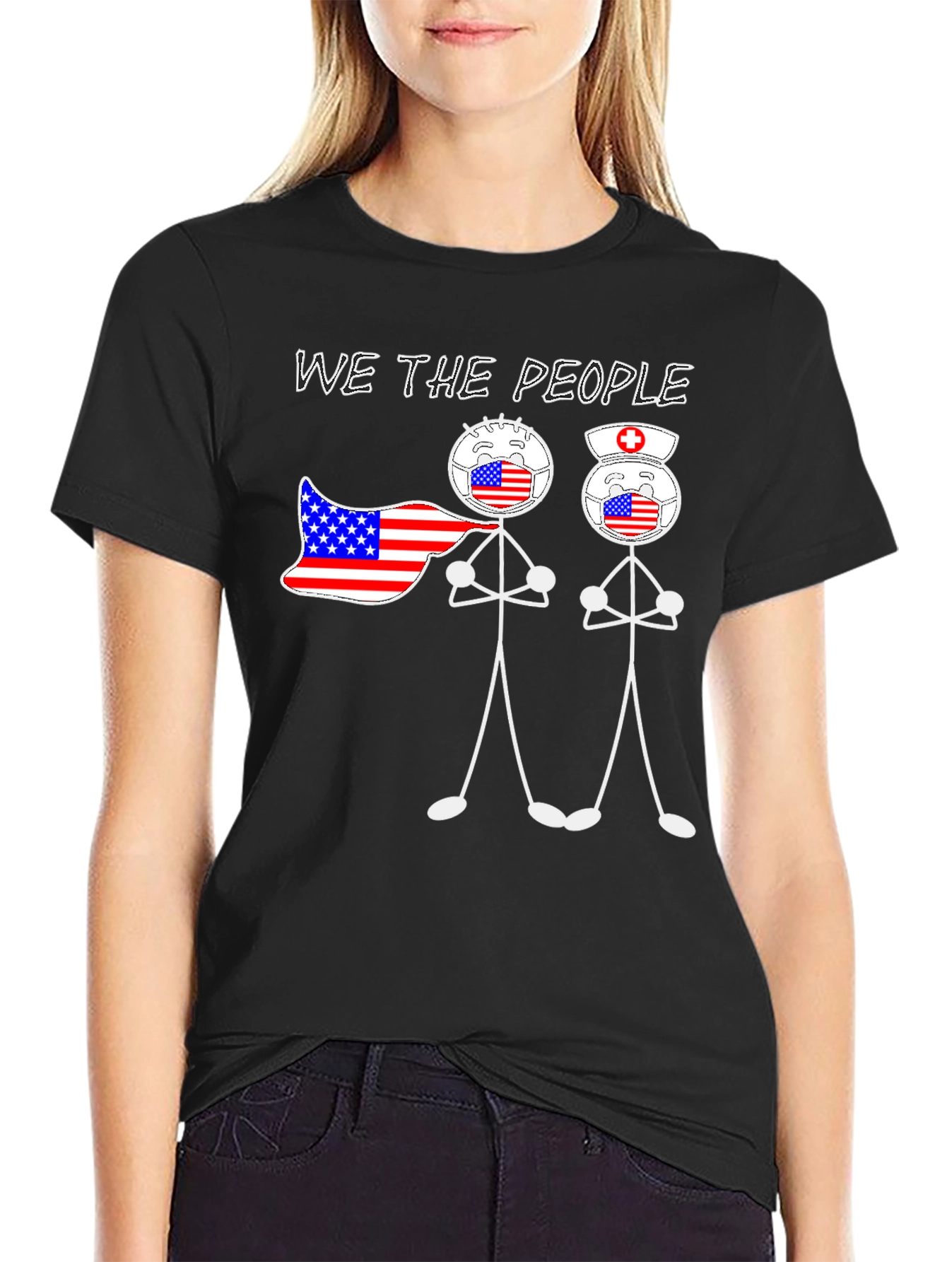 We The People Graphic T-Shirt