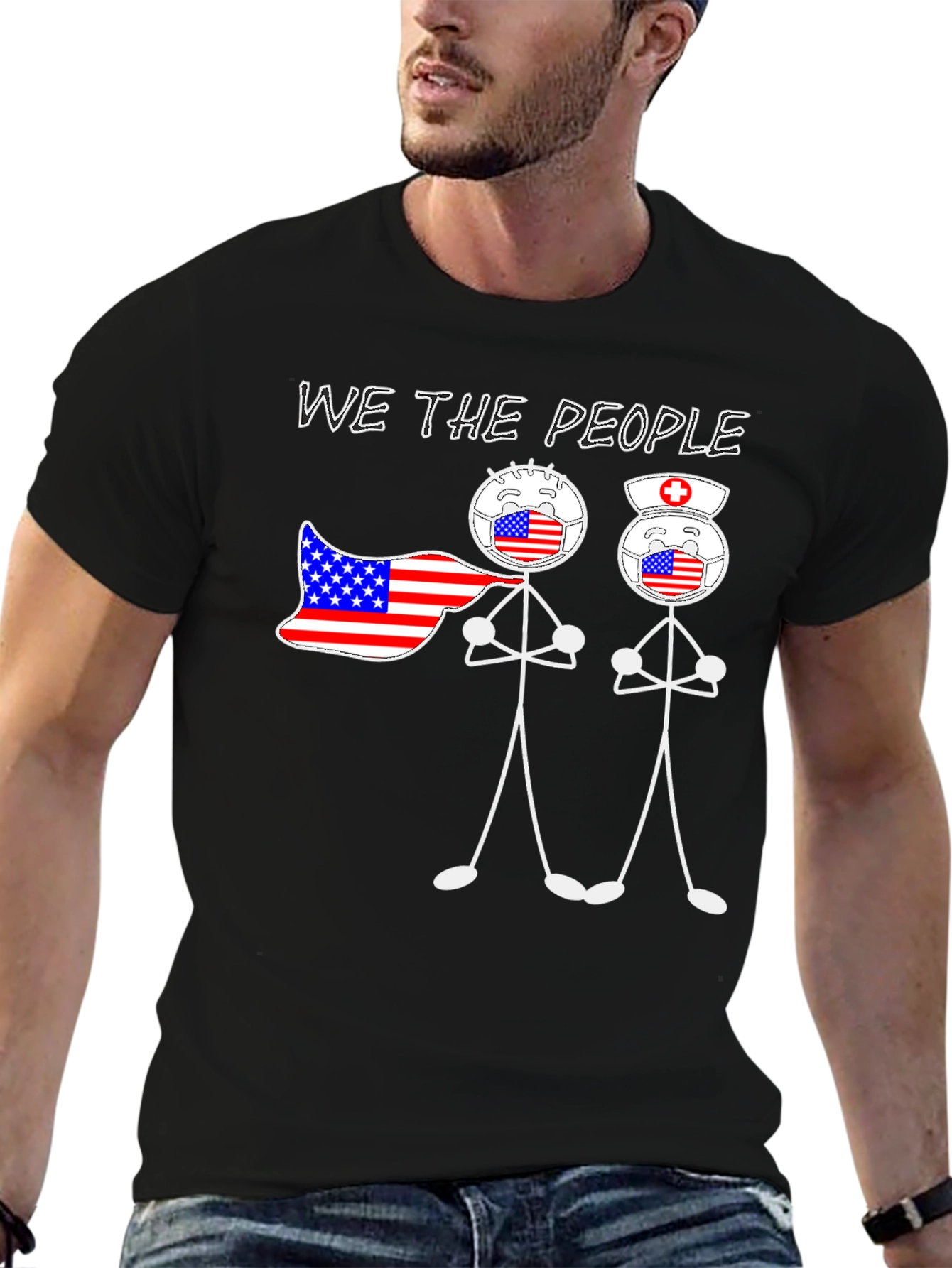 We The People Graphic T-Shirt