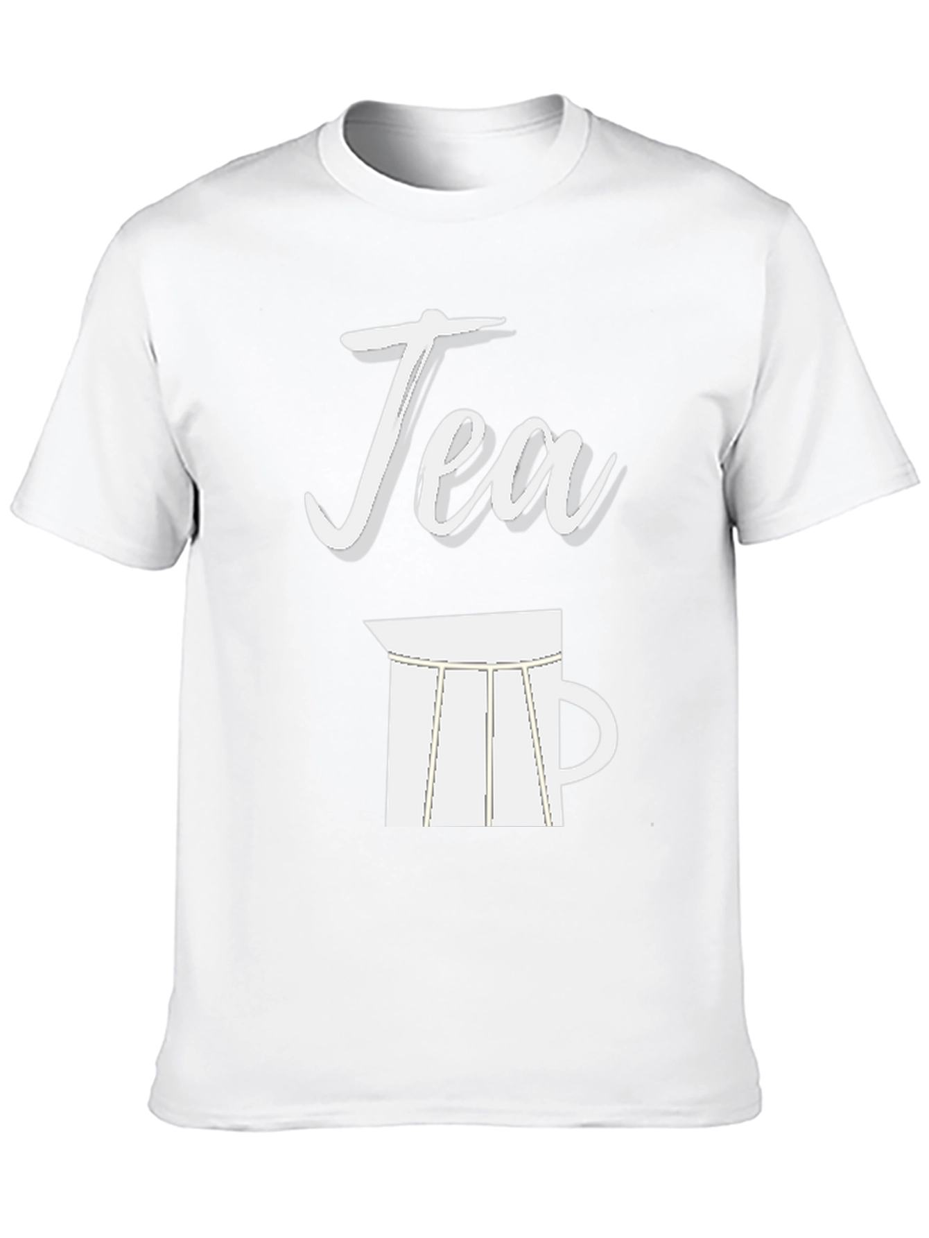 Tea Time Black Graphic Tee