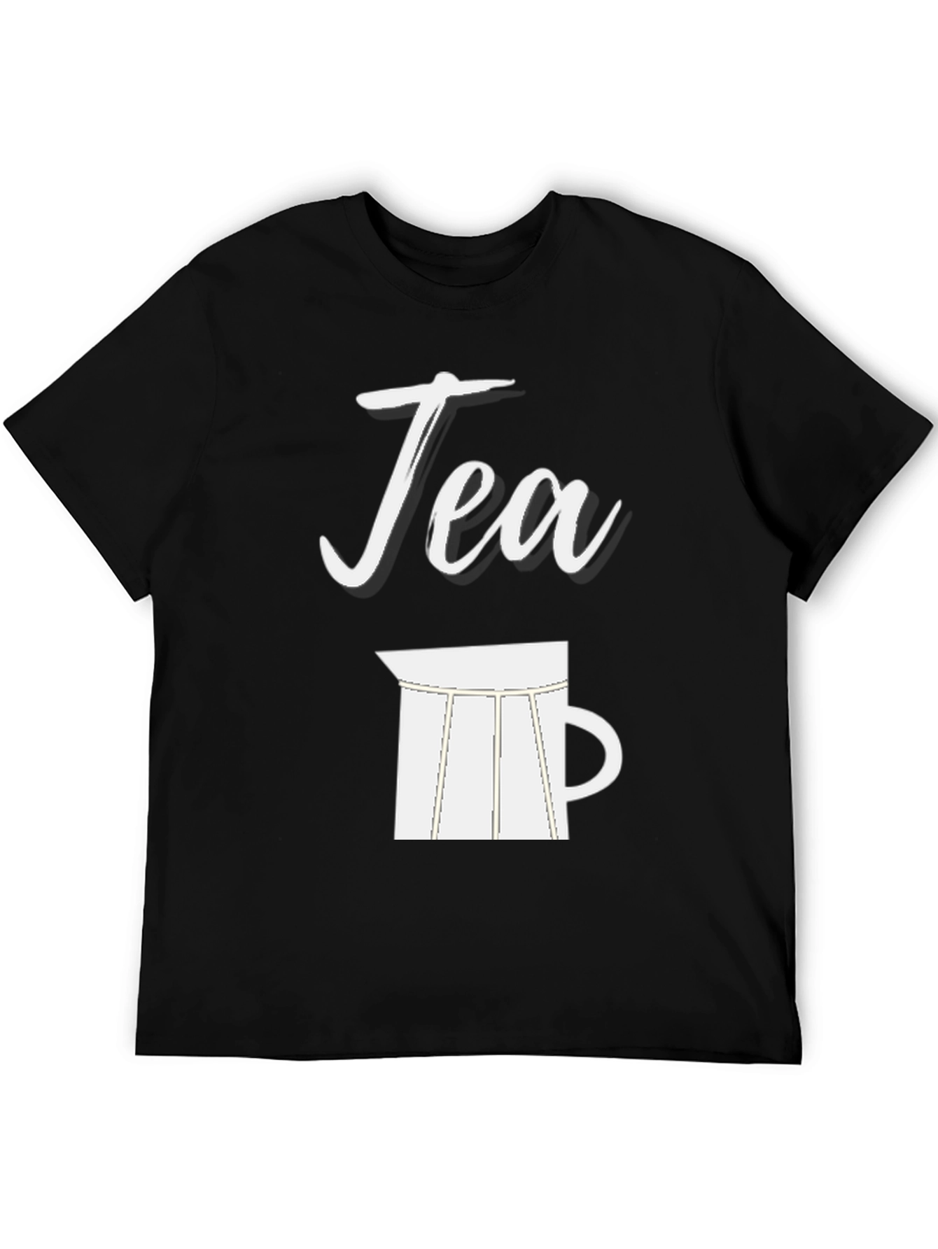 Tea Time Black Graphic Tee