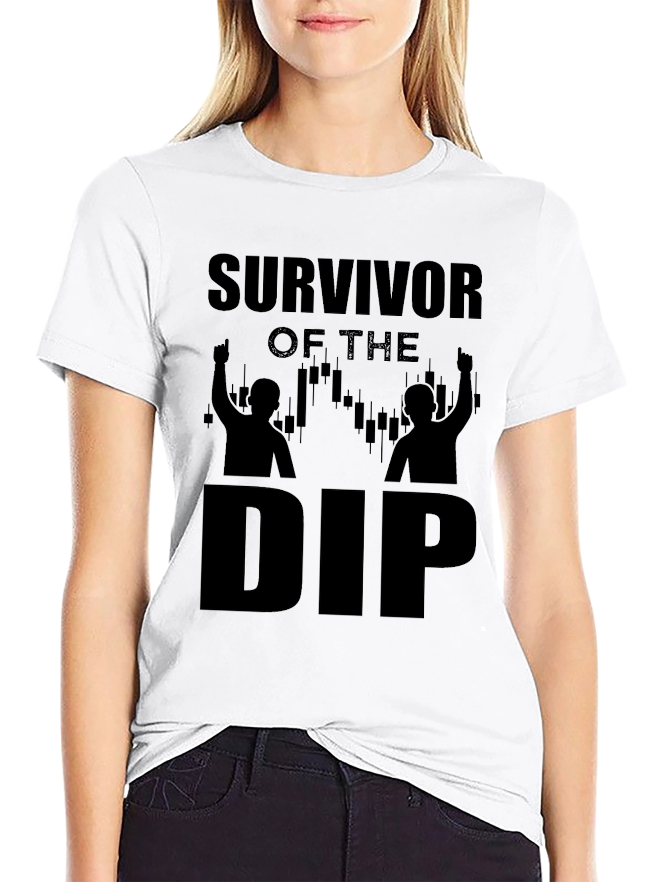 Survivor of the Dip Crypto Trading T-Shirt