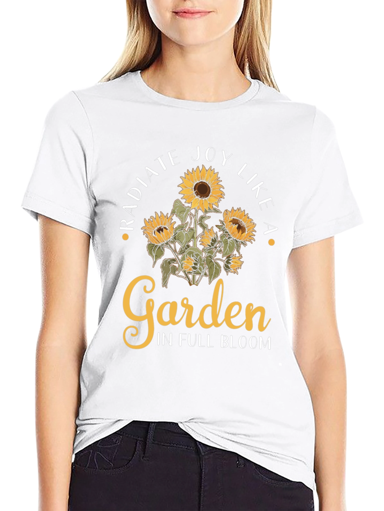 Radiate Joy Sunflower Garden T-Shirt