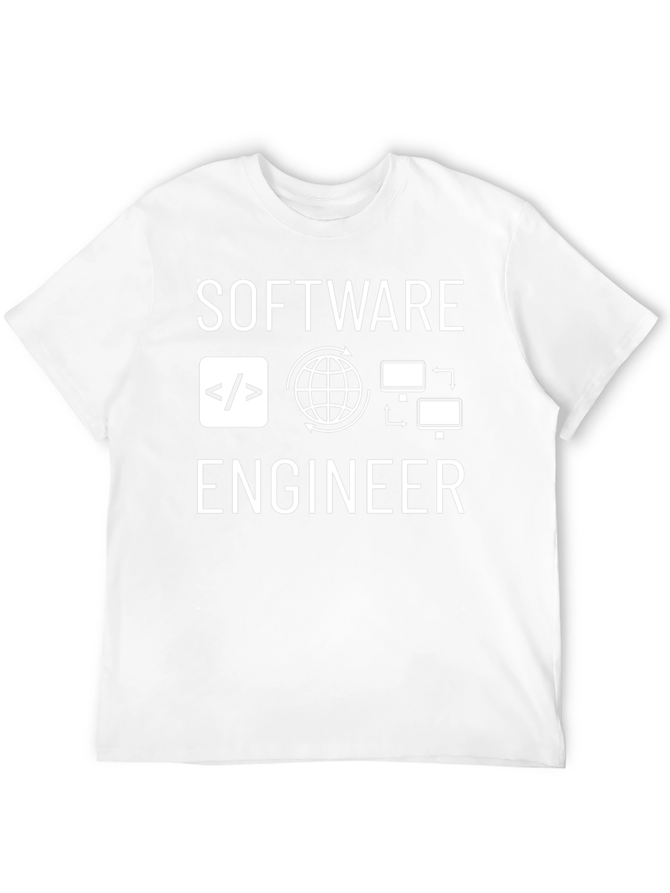 Software Engineer Graphic Tee - Black