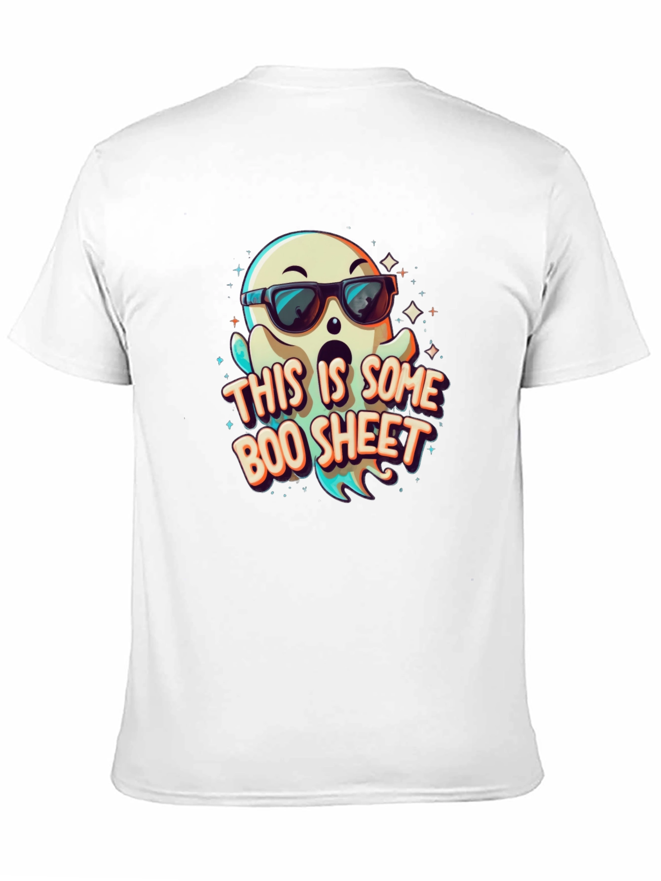 Cool Ghost T-Shirt: Boo Sheet Design