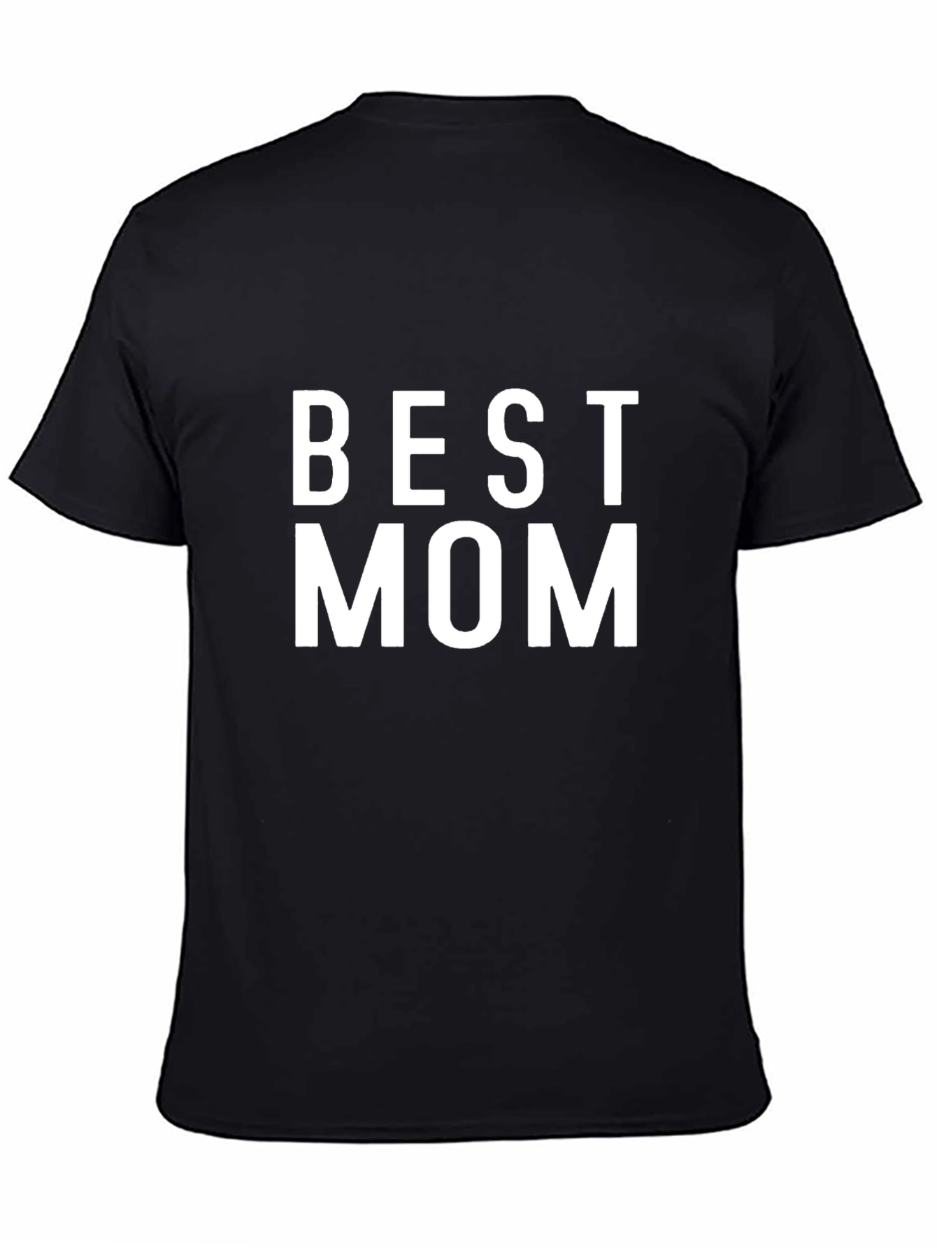 Best Mom T-Shirt - Black Cotton Tee