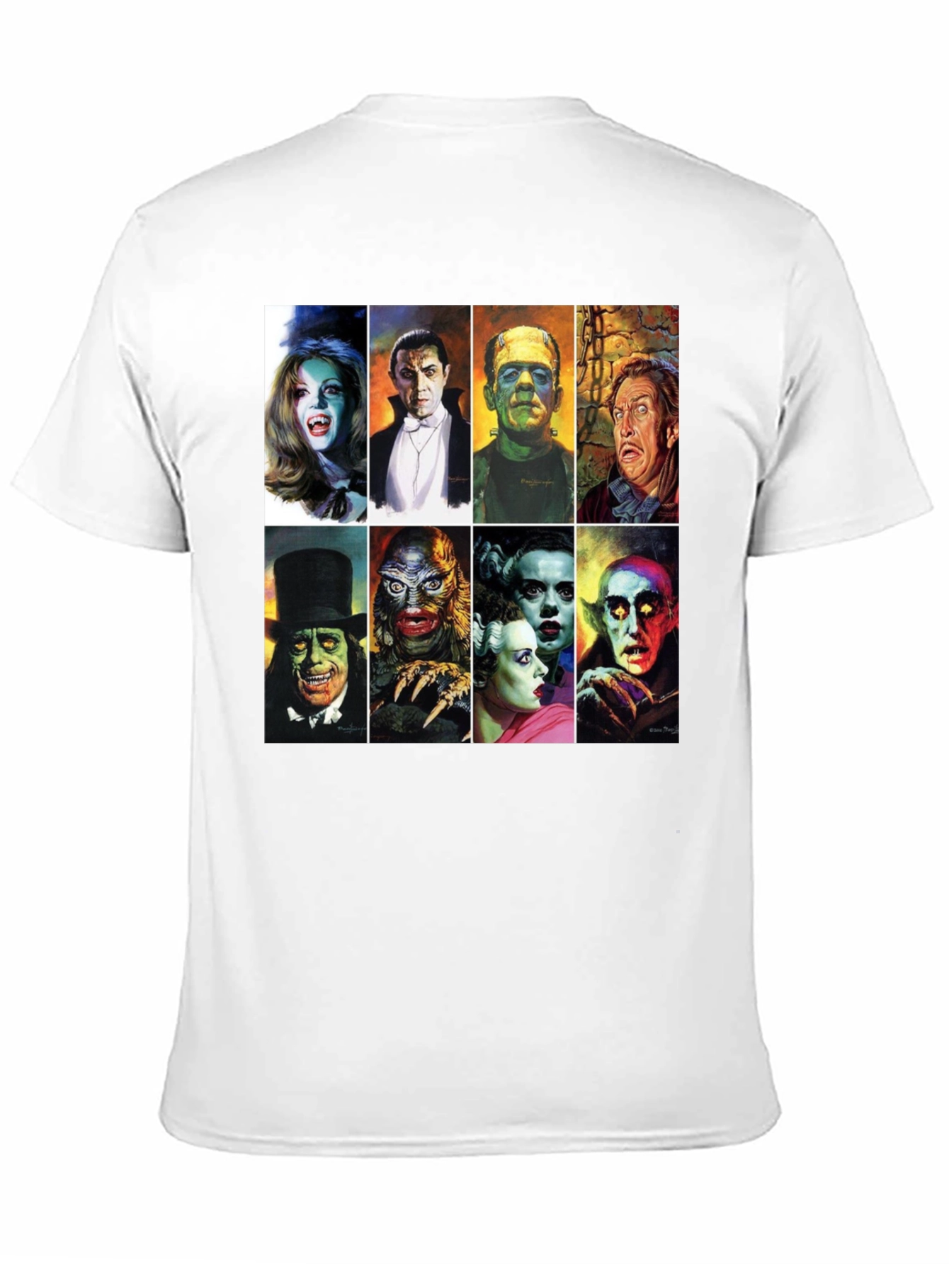 Classic Horror Movie Monsters Graphic Tee