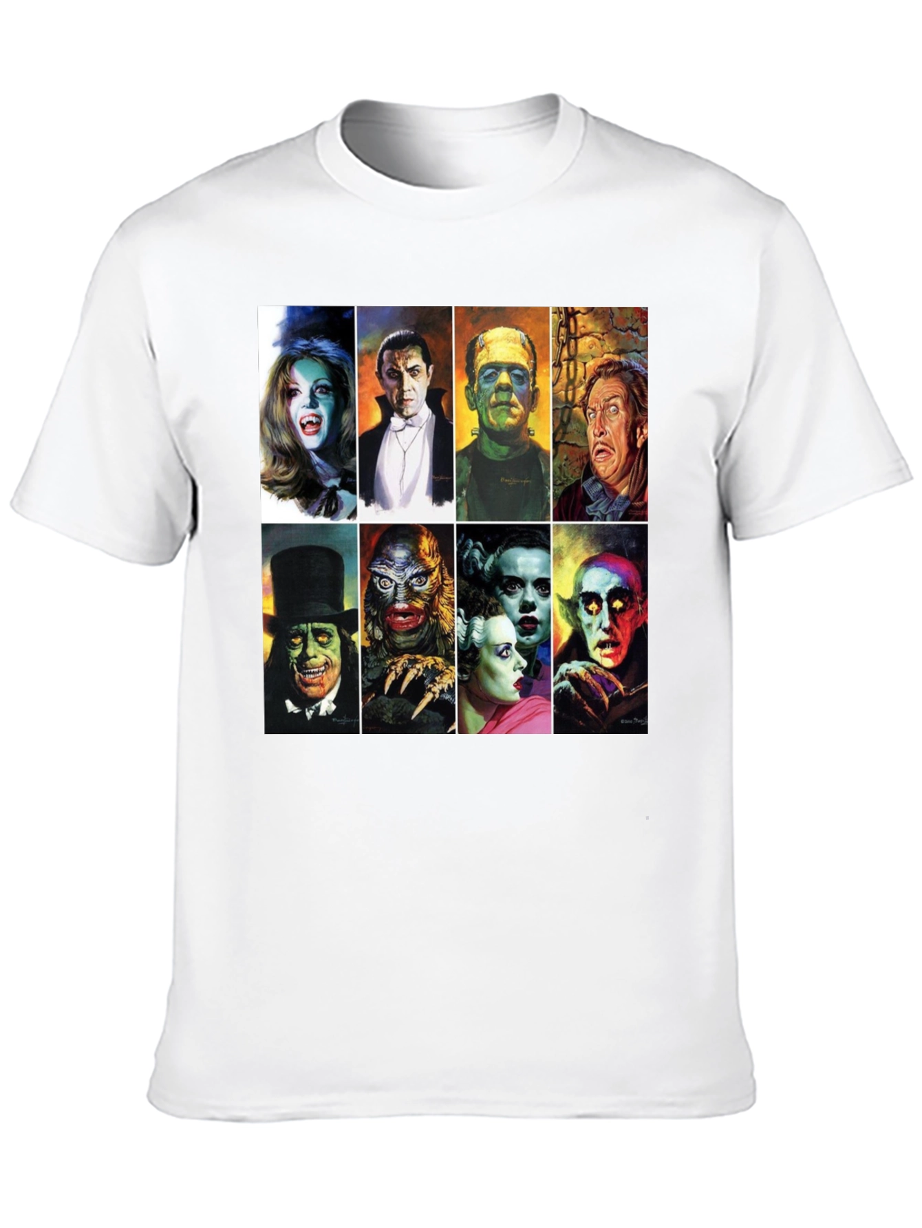 Classic Horror Movie Monsters Graphic Tee
