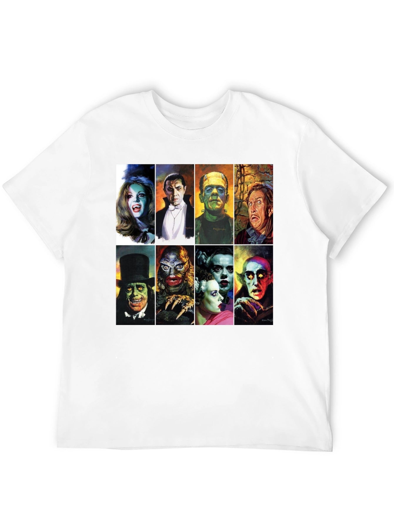 Classic Horror Movie Monsters Graphic Tee