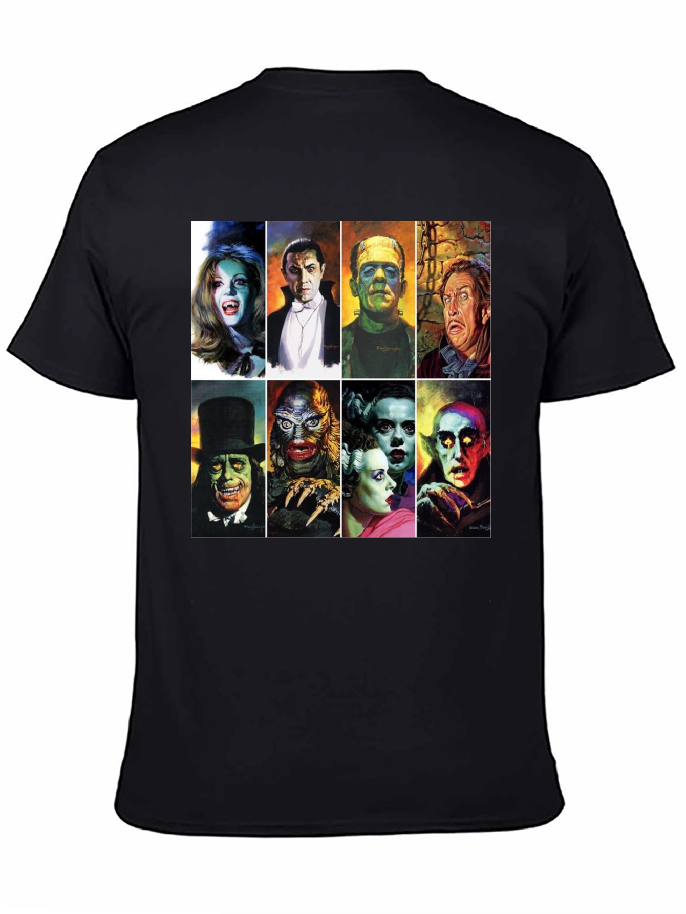 Classic Horror Movie Monsters Graphic Tee