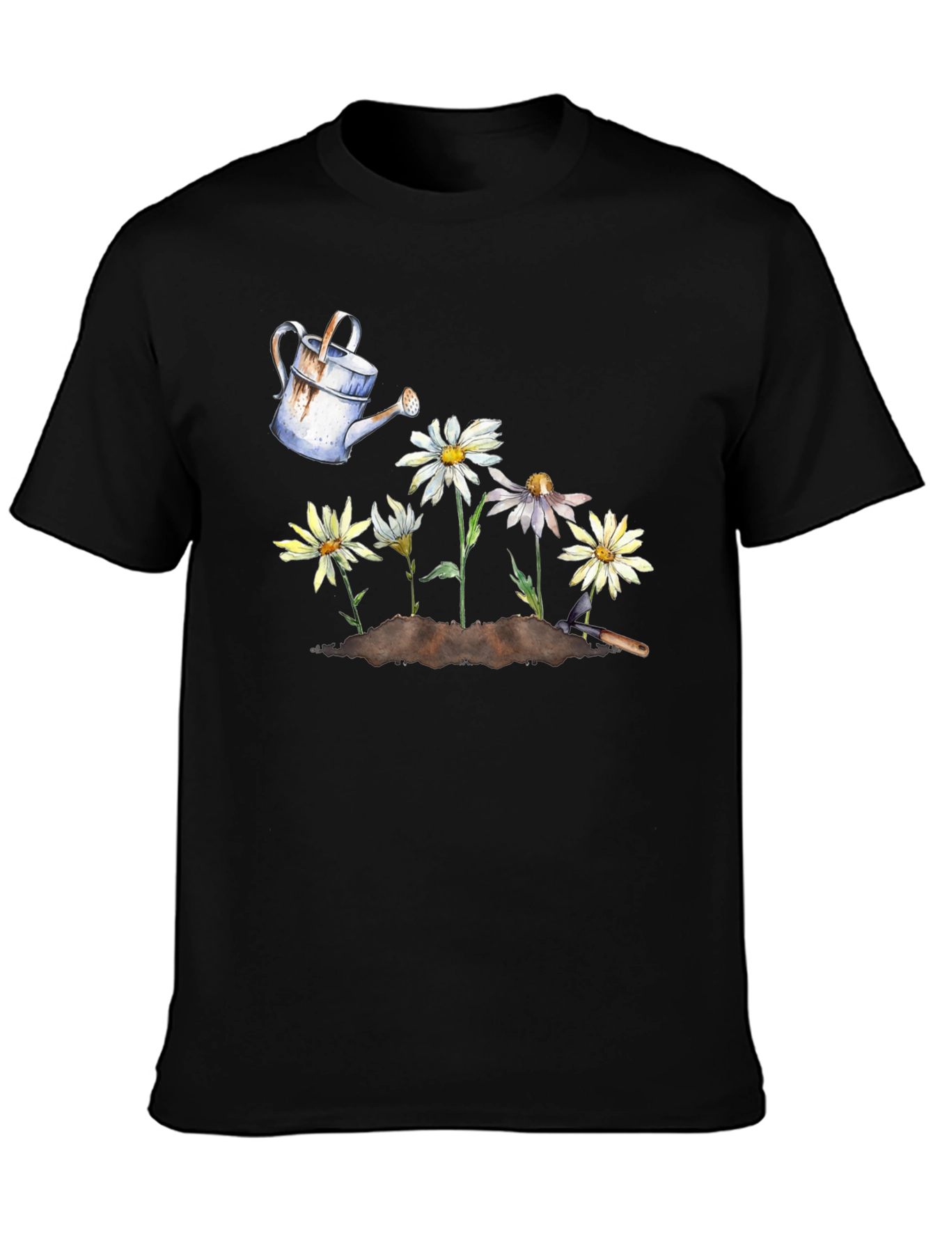 Daisy Watering Can Graphic Tee