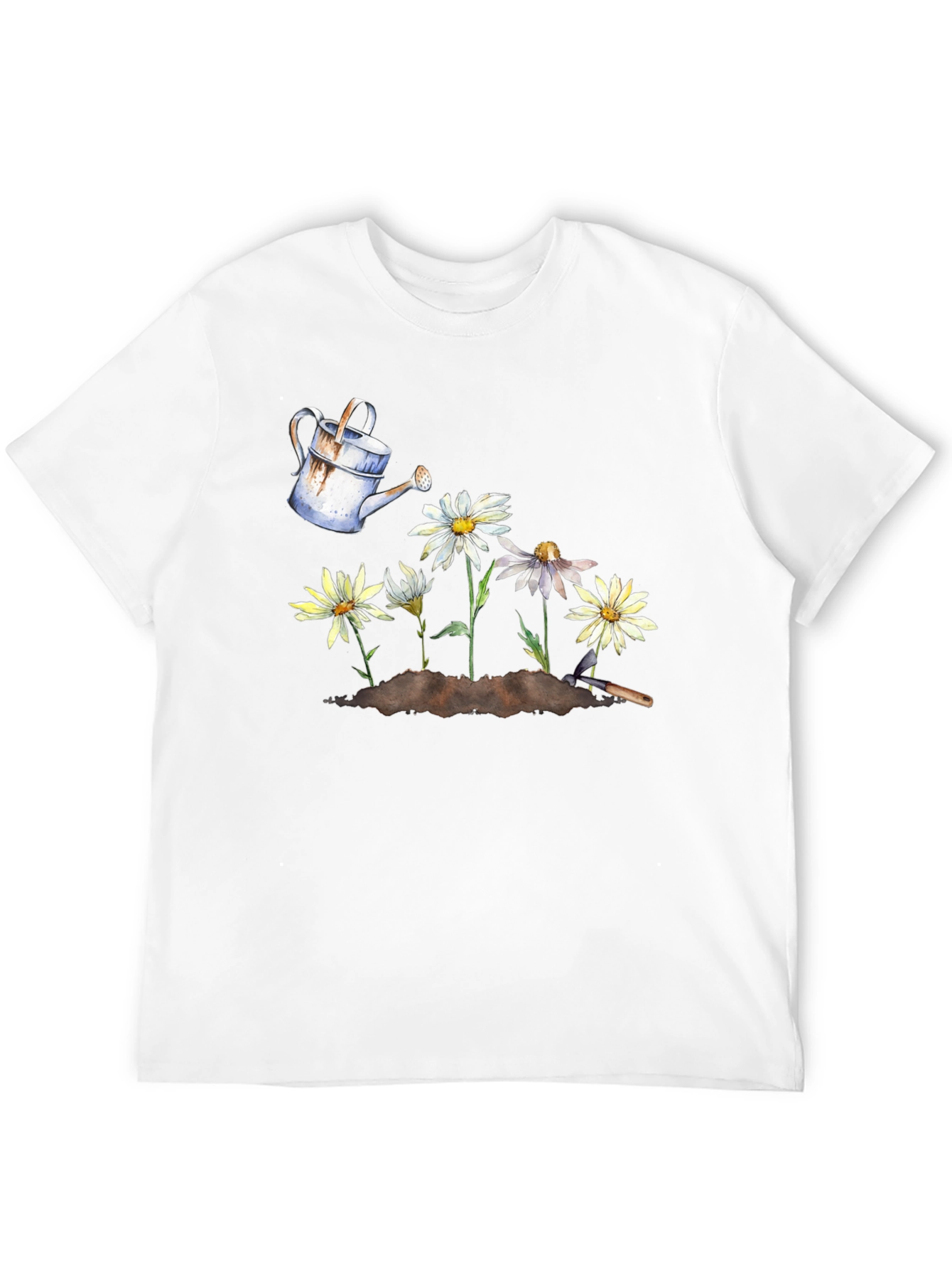 Daisy Watering Can Graphic Tee