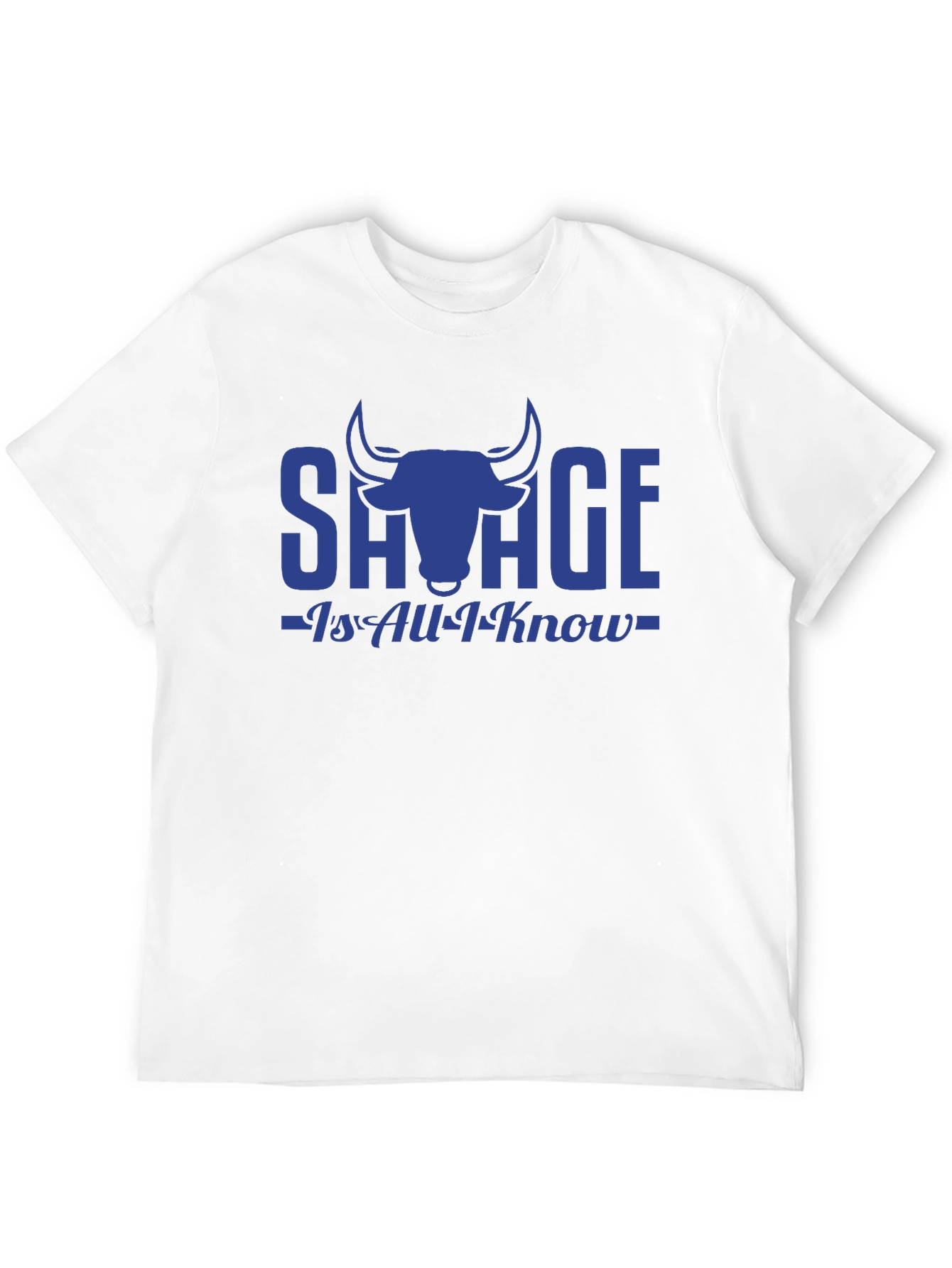 Savage Bull Graphic Print Black T-Shirt