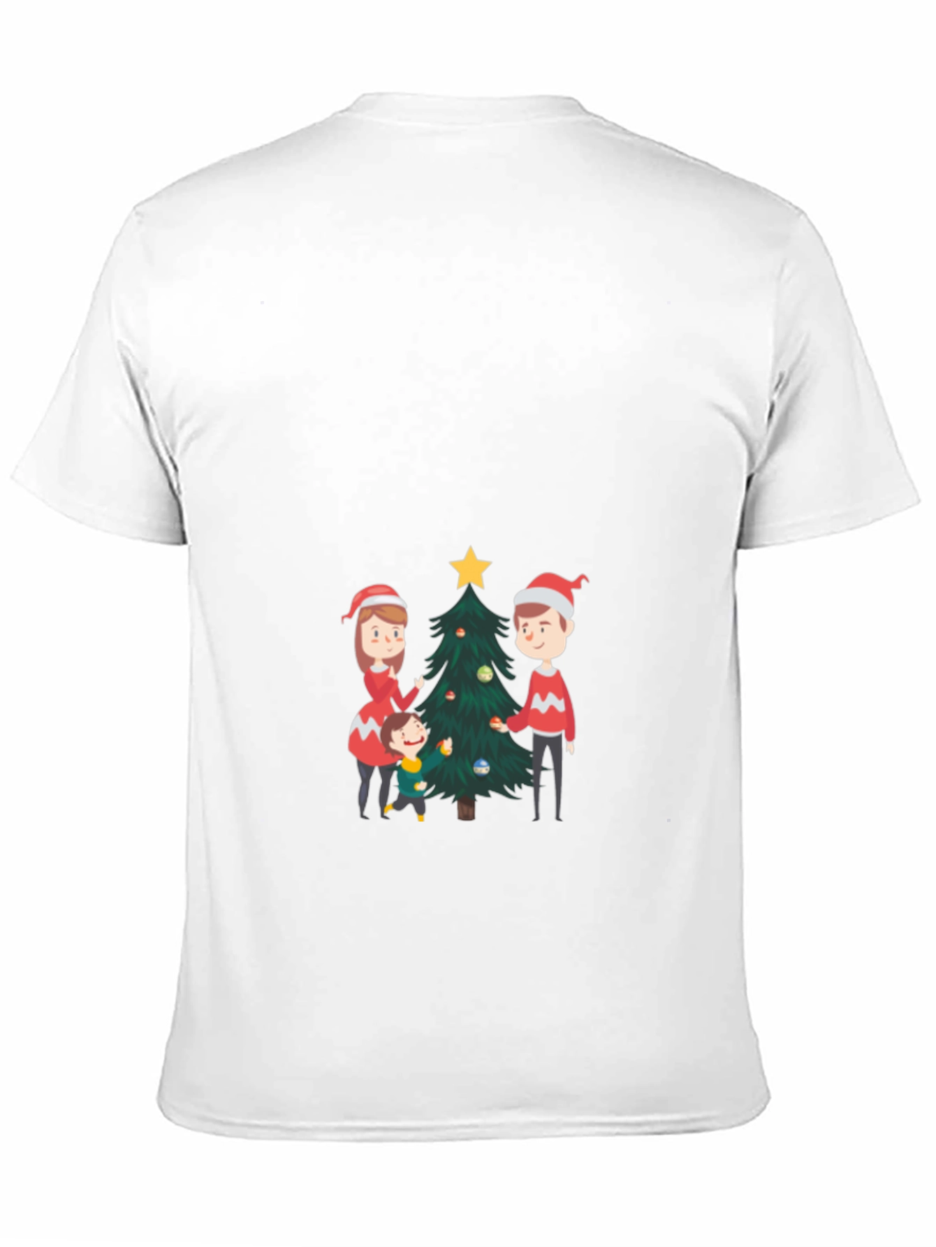 Festive Family Christmas Tree T-Shirt