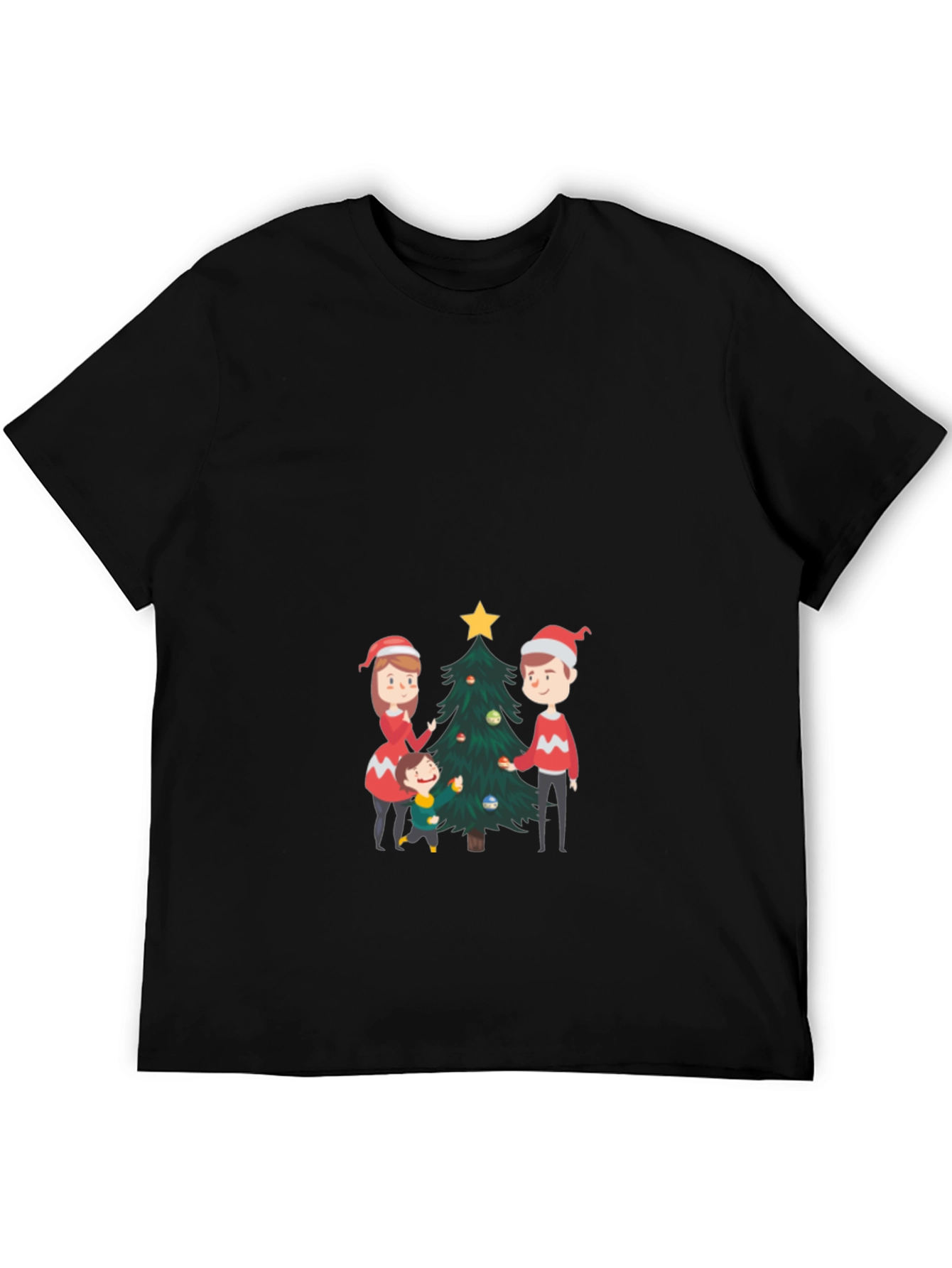Festive Family Christmas Tree T-Shirt