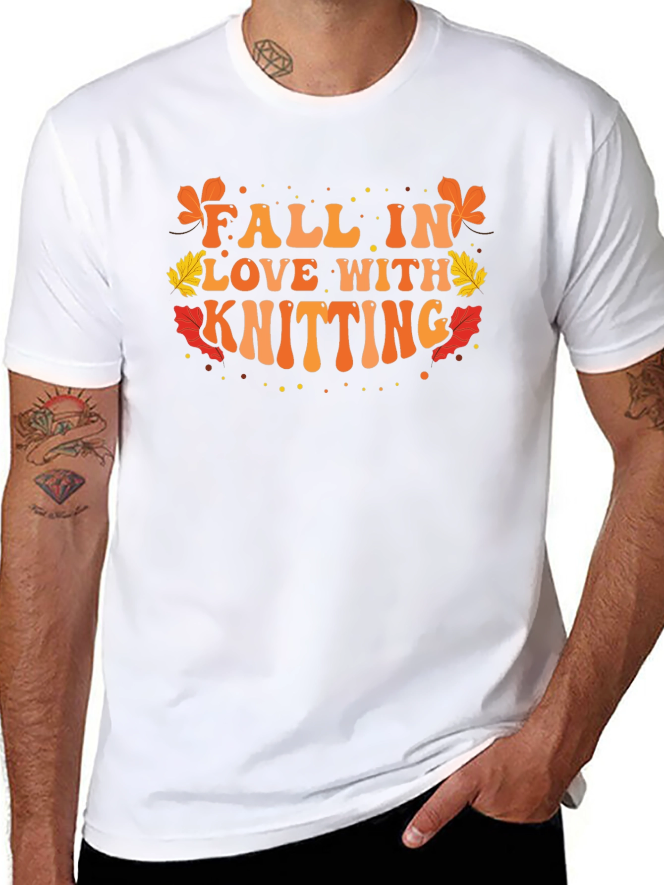 Fall in Love With Knitting T-Shirt