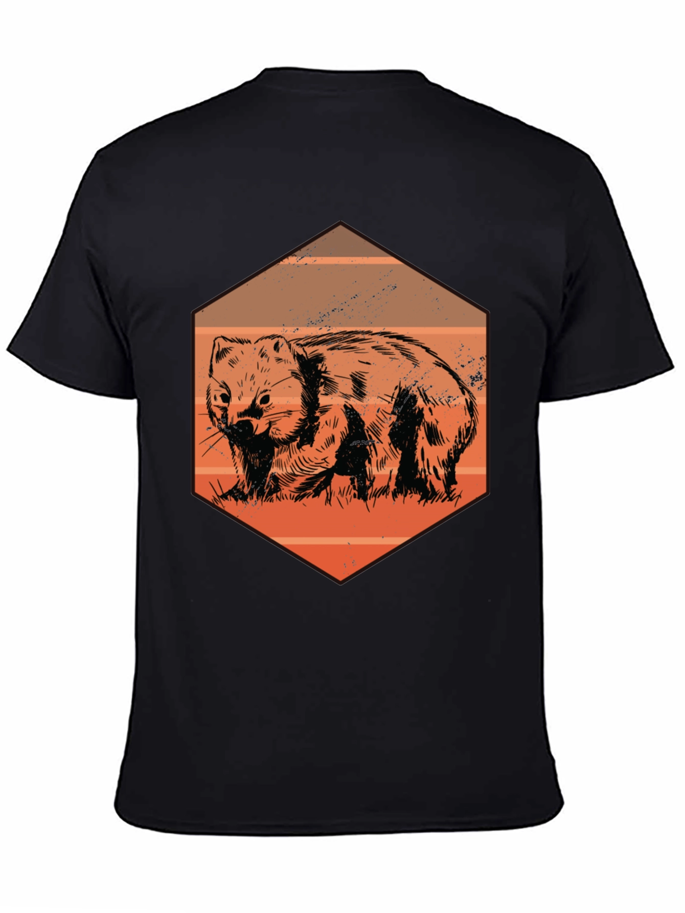 Wombat Graphic Tee - Unique Animal Design