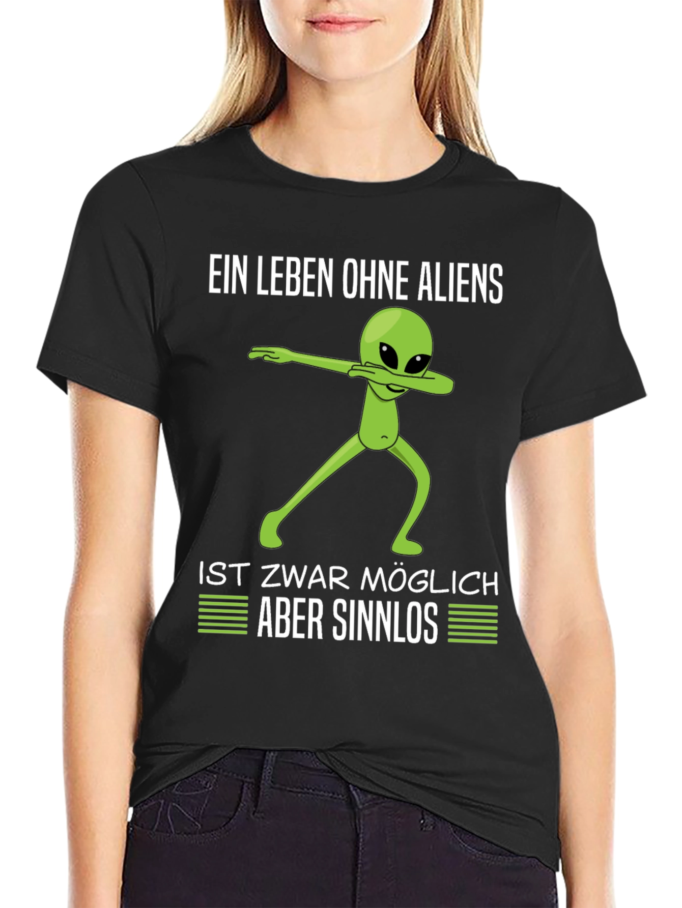 Alien Dab T-Shirt - Life Without Aliens Is Pointless