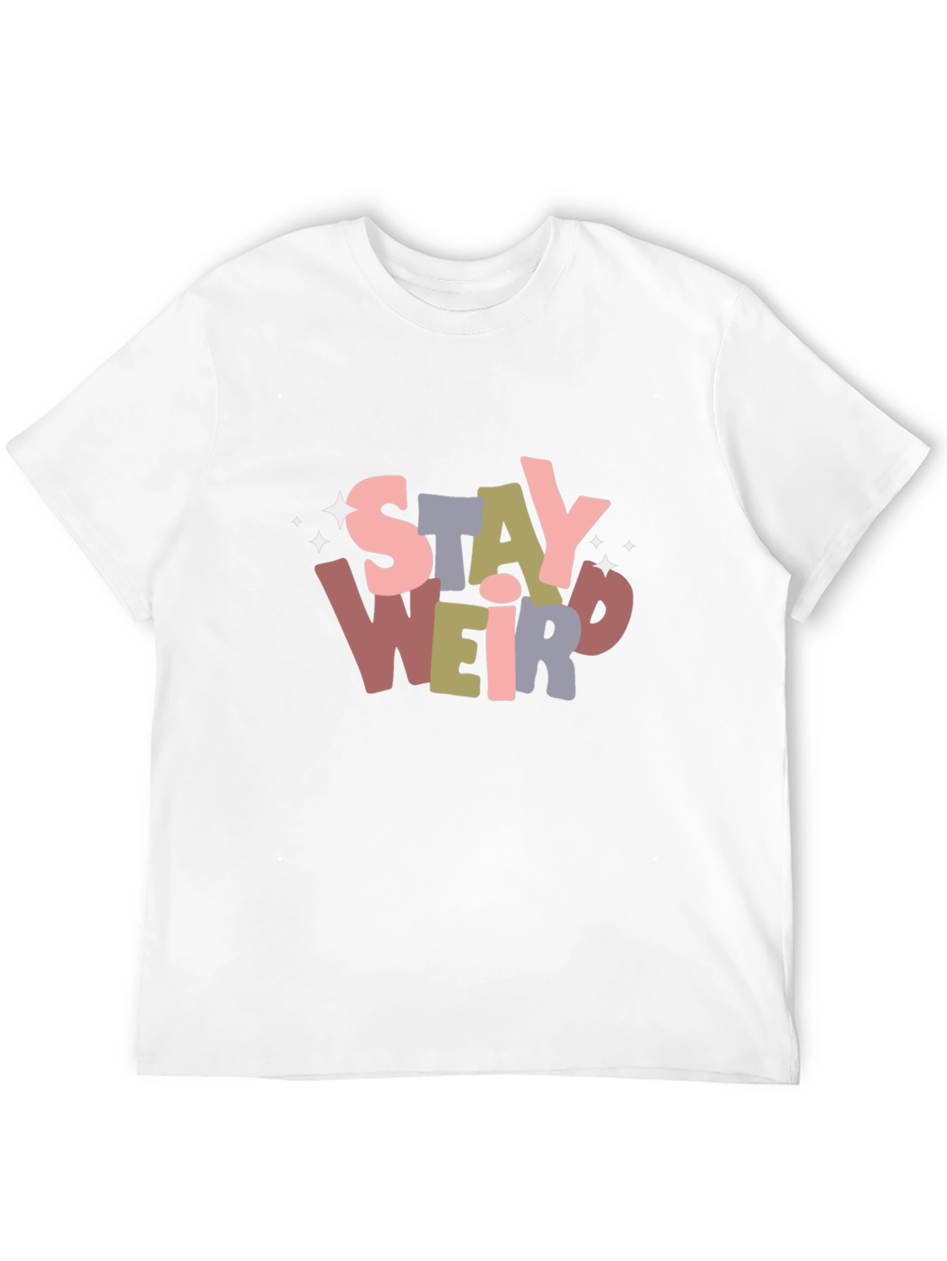 Stay Weird Graphic Tee - Unisex Softstyle T-Shirt