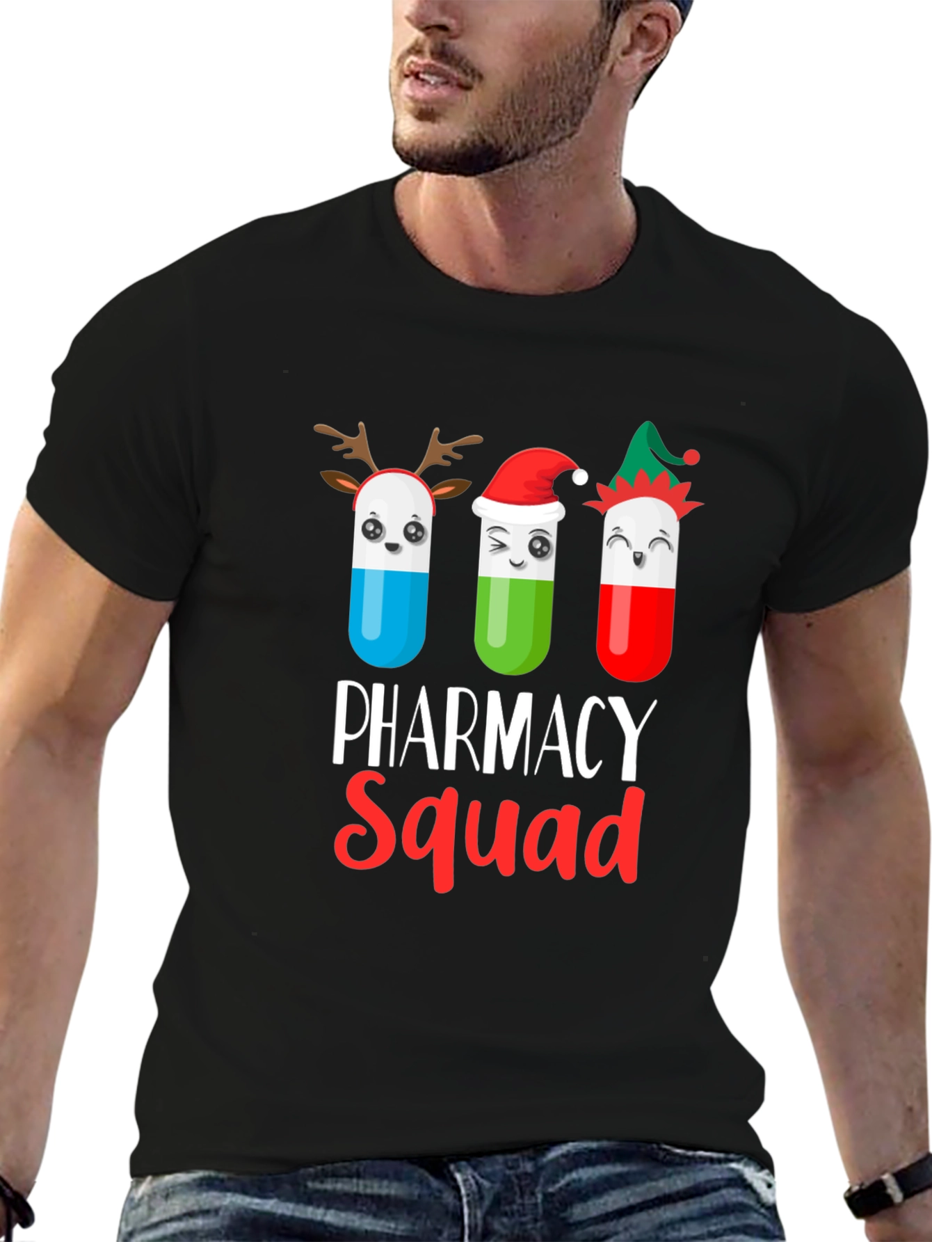 Pharmacy Squad Holiday T-Shirt - Novelty Design