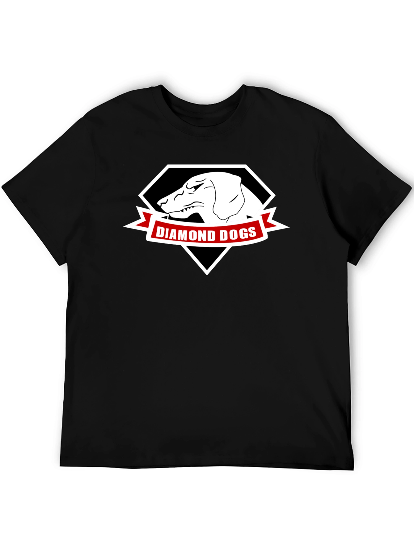 Diamond Dogs Graphic T-Shirt - Black Cotton Tee