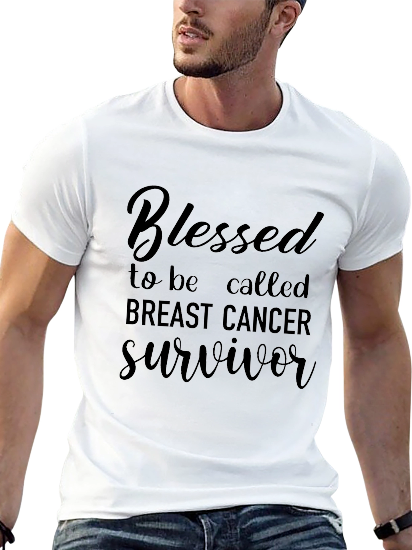 Breast Cancer Survivor Blessed Tee