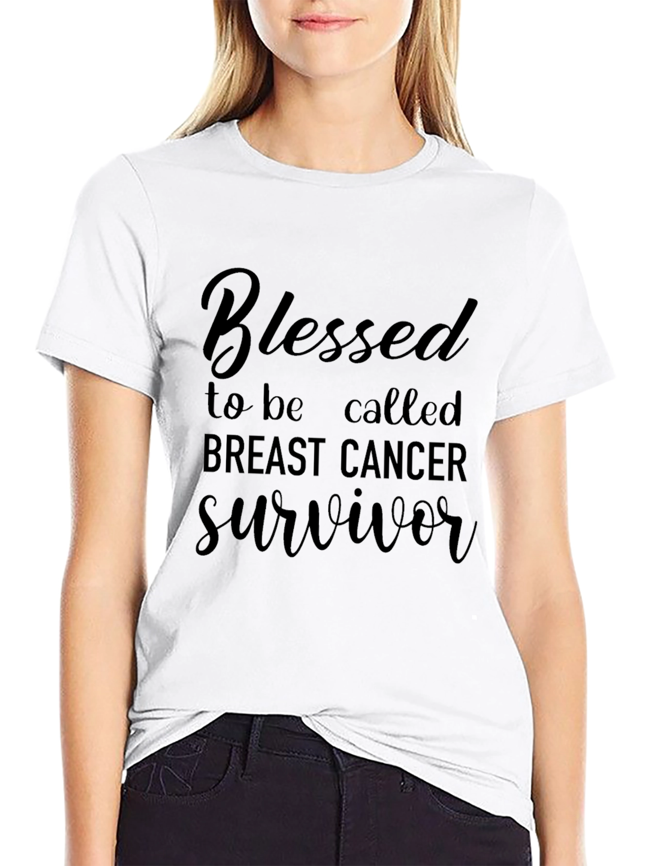 Breast Cancer Survivor Blessed Tee
