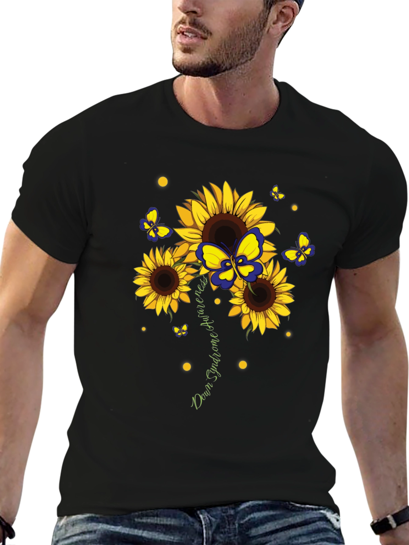 Down Syndrome Awareness Sunflower T-Shirt