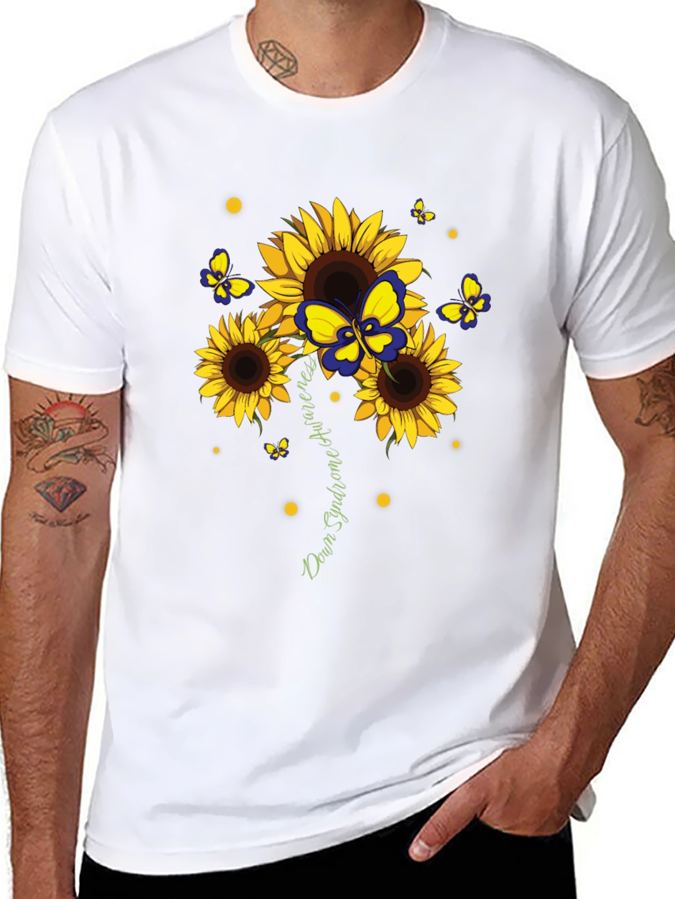 Down Syndrome Awareness Sunflower T-Shirt
