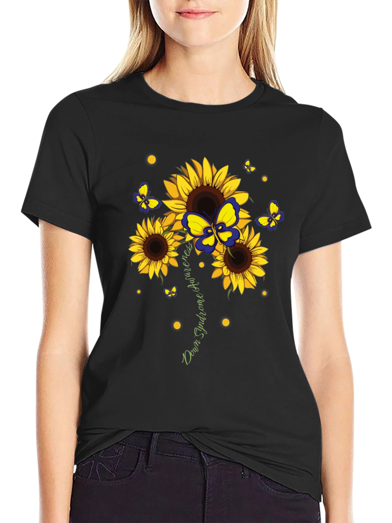 Down Syndrome Awareness Sunflower T-Shirt